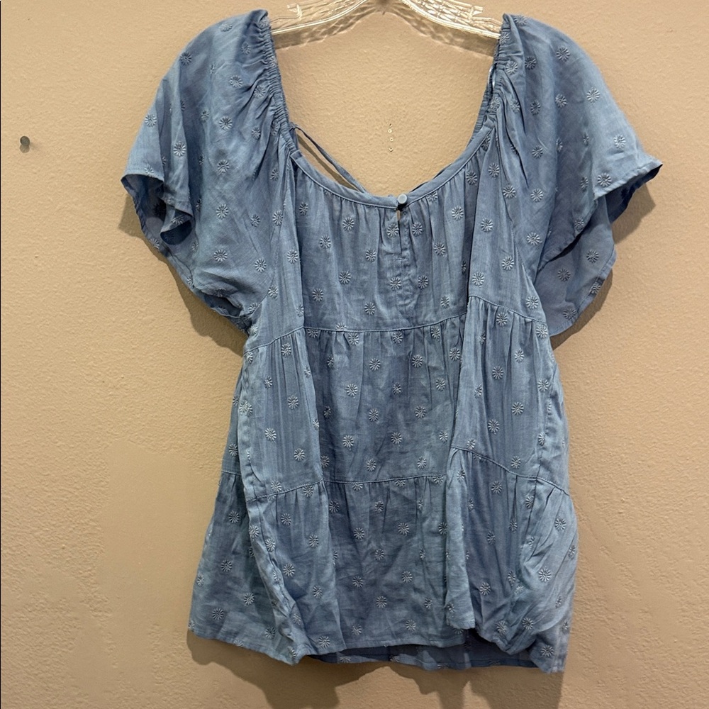 Old Navy Light Blue Women's Blouse